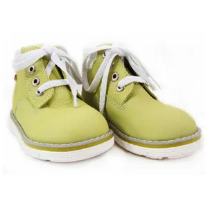 Zapatos Casuales Pocholin Nobuck Botín Niña Verde